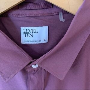 NEW classic modern Level Ten button Down shirt men’s size L